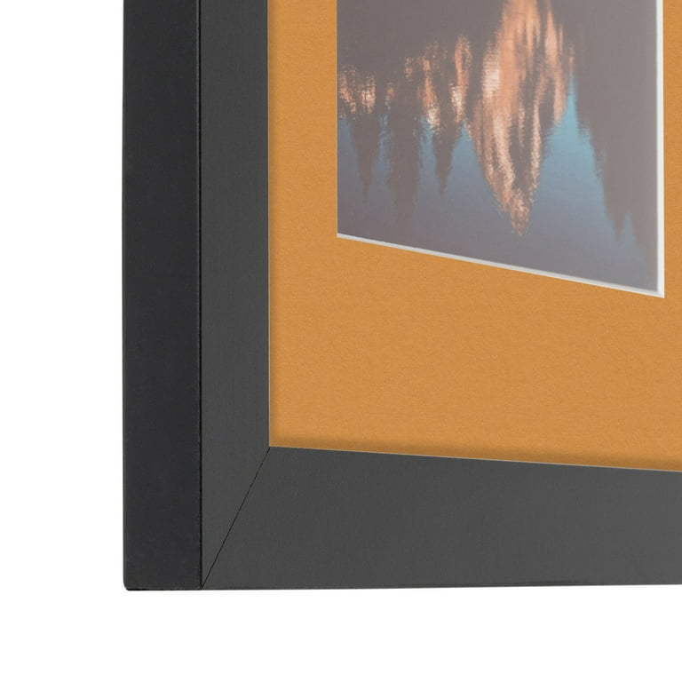 ArtToFrames 15x15 Black Custom Mat for Picture Frame with Opening for  11x11 Photos. Mat Only, Frame Not Included (MAT-21)