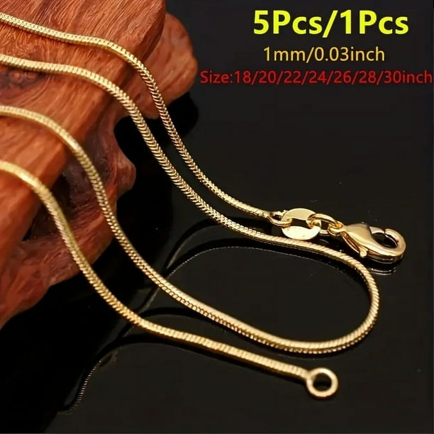 Cadena de hueso de serpiente Cadena de serpiente Joyas de plata Collar de clavícula de mujer de estilo europeo y americano