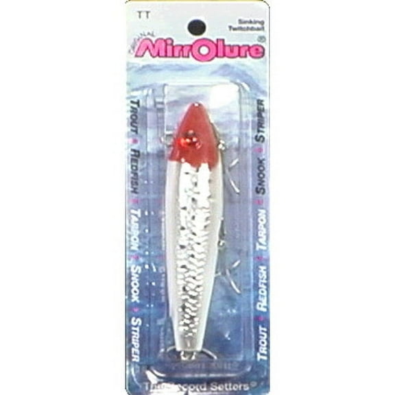 MirrOlure Tiny Trout, 9/16 oz, Red White