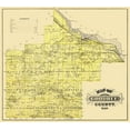 thumbnail image 2 of Andreas 13x12 White Modern Wood Framed Museum Art Print Titled - Goodhue Minnesota Landowner - Andreas 1874, 2 of 4
