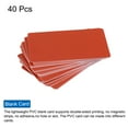 thumbnail image 3 of Uxcell Blank Cards, 15 Mil Graphic Quality Red Plastic Cards for Photo ID Badge Printer, 40 Pack, 3 of 5
