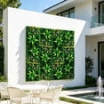 thumbnail image 4 of Artificial Hedge Fence, Expandable Faux Leaf Screen Panel Decorative Wall, Plastic Privacy Hedge Panel for Balcony Garden Fence Outdoor, 4 of 6