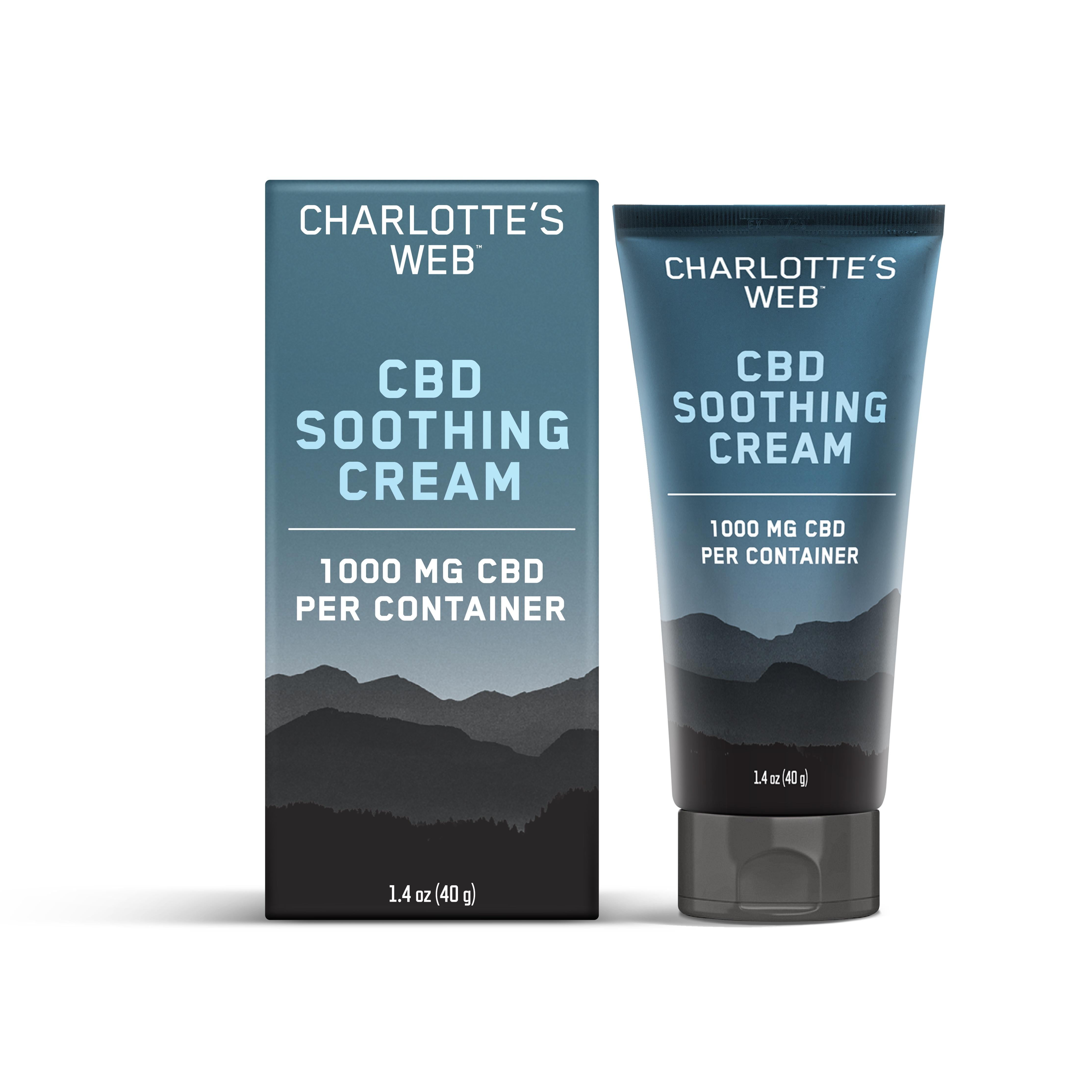 Charlotte's Web Hemp-Infused Body Cream with 1000mg CBD