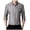 Grey, variant on Men's Casual Slim Striped Lapel Long Sleeve Shirt Top for Everyday Fashion and Korean- Style