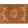 thumbnail image 1 of Ahgly Company Indoor Rectangle Medallion Orange Traditional Area Rugs, 3' x 5', 1 of 1