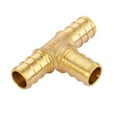 thumbnail image 6 of 1/2 inch T PEX Tee & 90 Degree Elbow & Straight Coupling 1/2" (pack of 12) Lead Free Brass Barb Crimp Pipe Fitting/Fittings, 6 of 11
