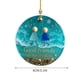 thumbnail image 2 of Adornos Navideños de Vidrio Marino de La Amistad | Adornos Navideños Duraderos | Regalos Navideños Únicos Hechos a Mano | Regalos Simbólicos de La Amistad | Decoración Navideña Versátil para El Hogar, 2 of 6