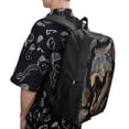 thumbnail image 6 of Dinosaur Backpack, unisex Jurassic T. rex Fan Laptop Backpack, waterproof Nylon material, large 17-inch size, 6 of 7