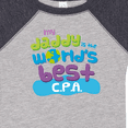 thumbnail image 4 of Inktastic Accountant Dad Best CPA Boys or Girls Baby Bodysuit, 4 of 5