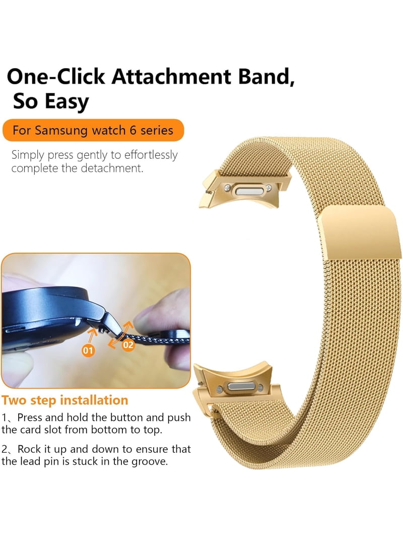 Milanese Bands for Samsung Galaxy Watch 7/6/5/4/FE Band 40mm  display picture 2
