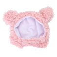 thumbnail image 2 of Naierhg Pet Headgear Cartoon Shape Super Soft Fastener Tape Non-Fading Ultra-Thick Dress Up Polar Fleece Cat Headwear Pet Dog Winter Warm Hat Decor Pet Supplies Pink, 2 of 8