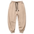 thumbnail image 4 of Boys Harem Jogger Pants Lightweight Loose Fit Sweatpants Elastic Cuff Breathable Summer Bottoms 2-14 Years, 4 of 5