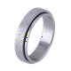 thumbnail image 2 of Anillo Hombre Anti Ansiedad LUCKMAN, Acero Inoxidable, Modelo Elvis plateado 9, 2 of 7