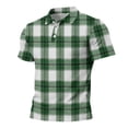 thumbnail image 6 of Uwinwear Men's Polo Shirts Short Sleeve Casual Polo T Shirt Color Block Slim Fit Golf Shirts Big and Tall Summer Tops,Light Green,XL, 6 of 6
