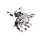 thumbnail image 5 of Pinzas para el pelo con forma de mariposa para mujer, accesorios decorativos para peinar el cabello, color blanco y negro., 5 of 14