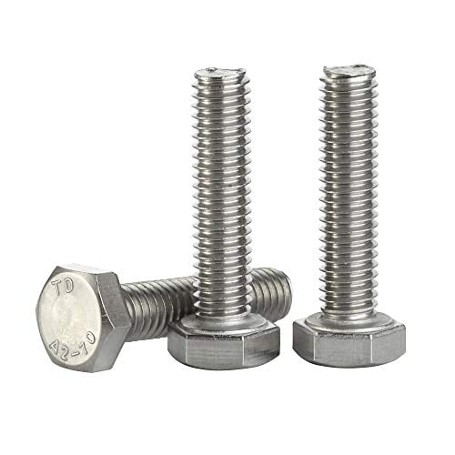 20-SS 1/4-20 x 1-1/2 HH HEX HEAD BOLTS MACHINE SCREWS 18-8 STAINLESS STEEL PARTS 