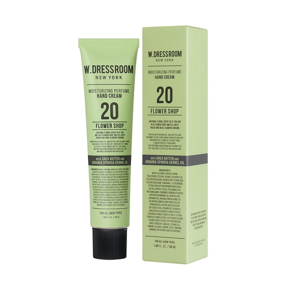 Crema de manos W.Dressroom 50 ml, sin grasa, Flower Shop