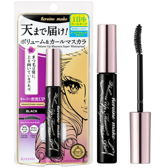 Máscara Heroine Make Voluminizing Waterproof Black Japan