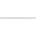 thumbnail image 3 of Sterling Silver Rhodium-Plated 1.1mm Box Chain (14 X 1.1) Made In Italy qbx022r-14, 3 of 5