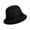 Black, variant on ZTGD Bowler Hat Bow Warm Autumn Winter Coldproof Dome Hat for Outdoor