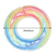 thumbnail image 4 of Summer Swim Ring Colorful Rainbow Inflatable Swimming Ring Safety Swimming Ring, 4 of 9