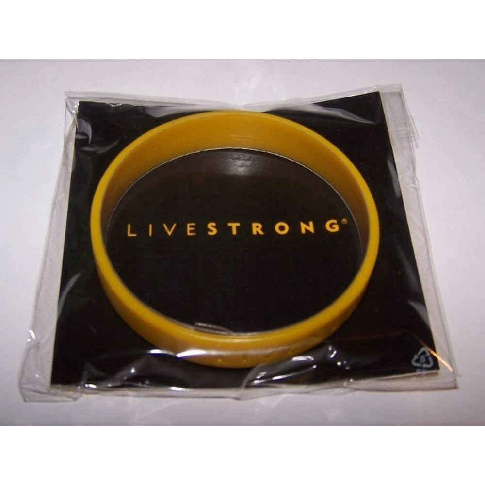 NEW NIKE LIVESTRONG CANCER YELLOW 100 AUTHENTIC BRACELET XSM