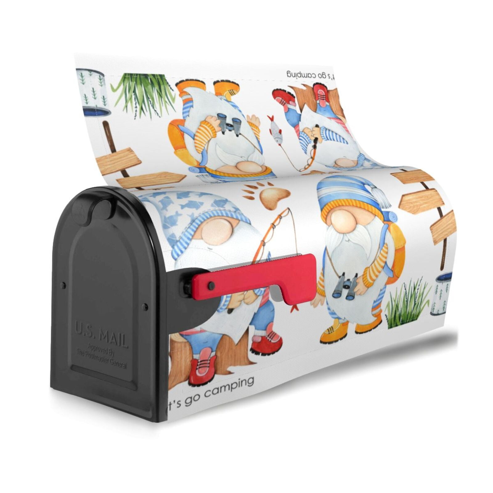Kdxio Magnetic Mailbox Cover 21x18 in Mailbox Cover Outdoor Decoration Holiday Mailbox Covers for Home Garden Yard-21x18 in