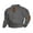 Dark Grey, variant on SUNSIOM Men's Fall Henley Sweater Patchwork Button Down Long Sleeve Knitwear Loose Fitting Pullover