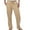 Khaki, variant on Mens Casual Jog Pants Fashion Solid Color Try Breathable Cotton And Linen Pocket Elastic Waist Large Size Trousers Beige Yoga Pants Lounge Pajama L
