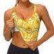 thumbnail image 3 of Balery Cool Duck With Yellow Strip Sujetadores deportivos con espalda cruzada para mujer, acolchados, sin costuras, de alto impacto, ideales para yoga, gimnasio, entrenamiento y fitness.-Small, 3 of 8