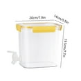 thumbnail image 2 of 3.5L Cold Beverage Dispenser with Spout, Locking Lid for Icy Iced Tea & Lemonade Chill & Serve, 2 of 7