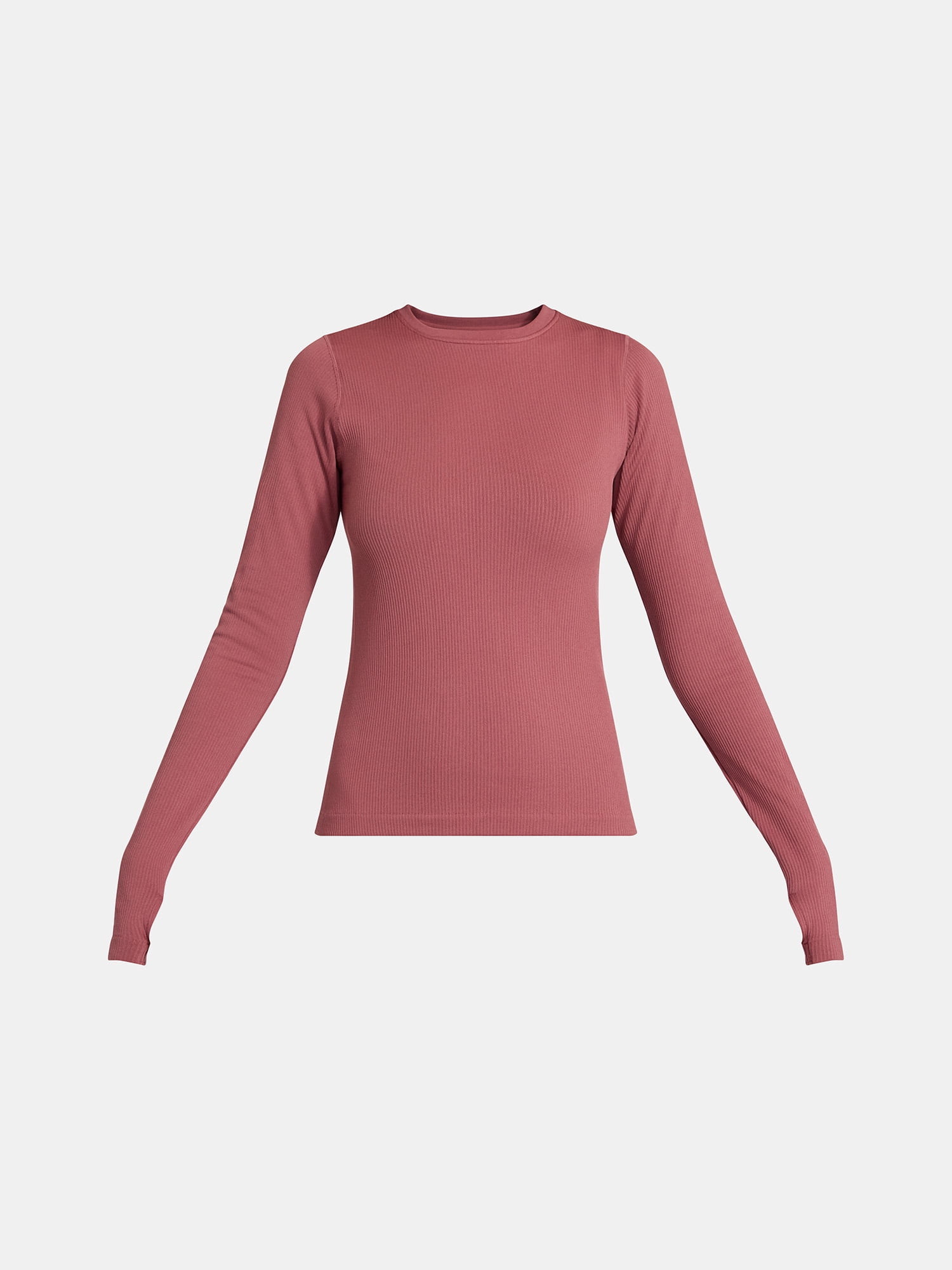 Ozark Trail Women’s Warmer Thermal Long Sleeve Seamless Fleece Top, Sizes XS-XXL