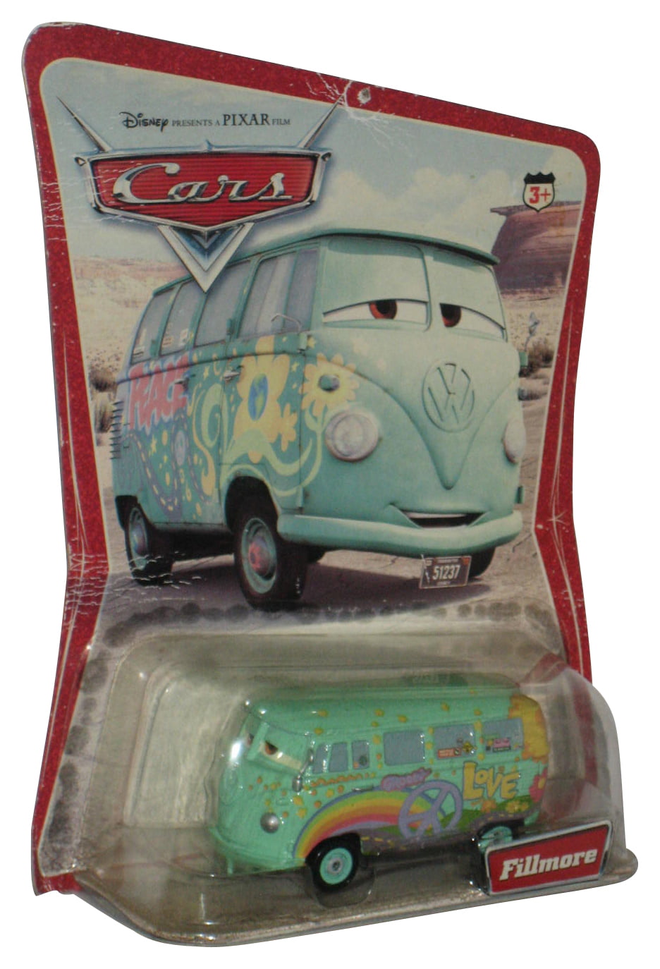 Disney Pixar Cars Movie Desert (2005) Mattel Fillmore Die Cast Toy Car ...