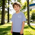 thumbnail image 2 of Big Boys Performance Shirts Breathable Everyday Short Sleeve For Kids Lightweight Ideal For Play And Casual Outsfits Funny Summer Holiday Vacation Tee Tops Size 12-13T, 2 of 4