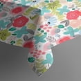 thumbnail image 3 of Pioneer Flower Floral Print Pattern Rectangle Tablecloth 60"x84",Waterproof Polyester Rectangle Table Cloth, Wipeable Spillproof Polyester Tablecloth for Dining, Camping, Indoor and Outdoor, 3 of 5
