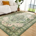 thumbnail image 5 of Ultrug Vintage Rugs Soft Accent Area Rug for Bedroom Living Room Home Decor Carpet,5'x8',Green, 5 of 7