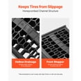 thumbnail image 4 of KFFKFF Car Ramps, Set of 2 with 20,000 lbs Load Capacity, 2.6-inch Lift Height, Portable Low-Profile Design for Garage Maintenance and Oil Changes, Durable for Low-Chassis Vehicles and Jack Support, 4 of 9