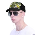 thumbnail image 4 of Naloa Surfing Dinosaur Adult adjustable Print Baseball Hat, Patchwork curved brim baseball capfor Men and Women, One Size, 4 of 5