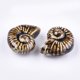 thumbnail image 2 of 20pc Handmade Porcelain Beads Fancy Antique Glazed Porcelain Sea Snail Peru 39~40x30~31x16.5~18mm Hole: 2.5~3.5mm, 2 of 2