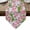 Blue, variant on Pink Peach Flowers Table Runner Linen Burlap Table Runner 48 Inches Long Spring Botanical Watercolor Floral Blue Dresser Scarves for Kitchen Island Coffee Dining Room Party Holiday Decor 13"x48"