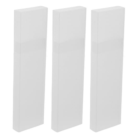 BESTOYARD 3pcs Tongue Scraper Case Plastic Transparent Sleek Design For Adults