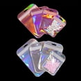 thumbnail image 6 of 50Pcs/Lot Self-Sealing Laser Small Plastic Bags for Earring Jewelry Display Bags Pouch Gift Packaging Organizer Storage Bag Pink 6.5x10 50pcs, 6 of 6