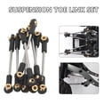 thumbnail image 4 of Upgrade Replacement Part Metal Suspension Toe Link Tie Rod Set for WPL 1/16 C14 C24 RC Car Parts, 4 of 5