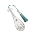 thumbnail image 2 of Tnarru Chinese Bookmark Musical Instrument Bookmark Durable Metal Portable Reading Book Markers for Birthday Gift Book Lovers Writer Lute 11.8cmx2.5cm, 2 of 7