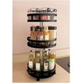 thumbnail image 1 of Gabinete de cocina negro tocadiscos estante de especias bandeja giratoria de Metal YONGSHENG 360 grados, 1 of 5