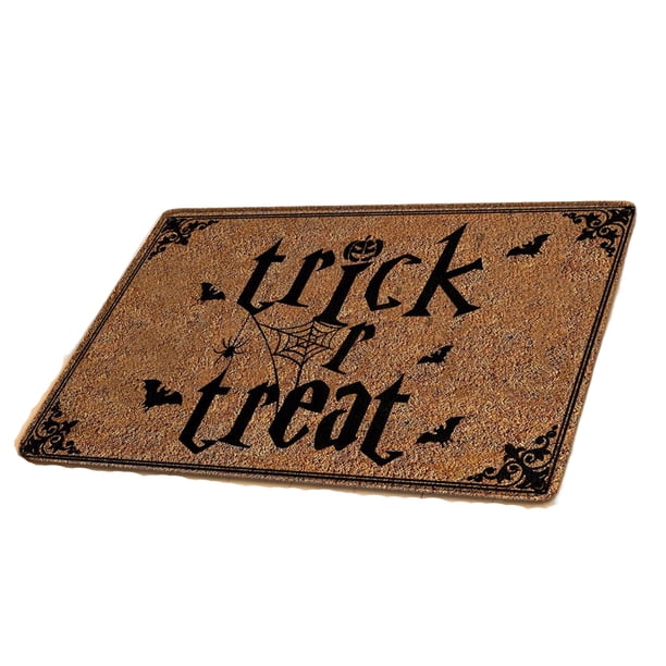 Bewildely Alfombras con letras de dibujos animados, alfombra protectora para sala de estar de Halloween, no tóxica, lavable, decoración de casa, Kits de decoración para fiestas No.28 Bewildely HA045781-28