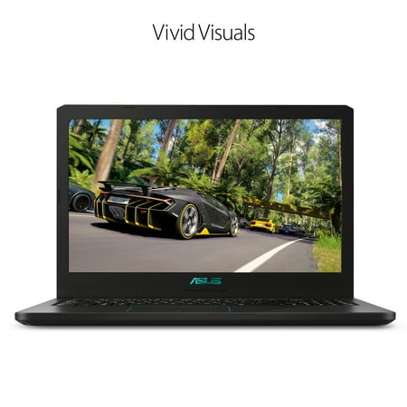 ASUS VivoBook K570ZD Gaming Laptop, 15.6” AMD Ryzen 5-2500U, GeForce GTX 1050 4GB, 8GB DDR4 RAM, 256GB SSD, 802.11ac WiFi, Fingerprint, Backlit KB, Full HD