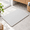White-1'4" x 2' (Rectangular), variant on Stone Bath Mat Diatomite Quick Dry Diatomaceoearth Shower Super Absorbent Magic For Bathroom Floores With Non-slip Pad And Sandpa