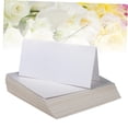 thumbnail image 6 of FOMIYES 25Pcs Wedding Table Cards White Blank Place Cards for Elegant Party Decoration, 6 of 8