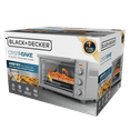 BLACK+DECKER 6Slice Crisp 'N Bake Air Fry Toaster Oven, TO3217SS